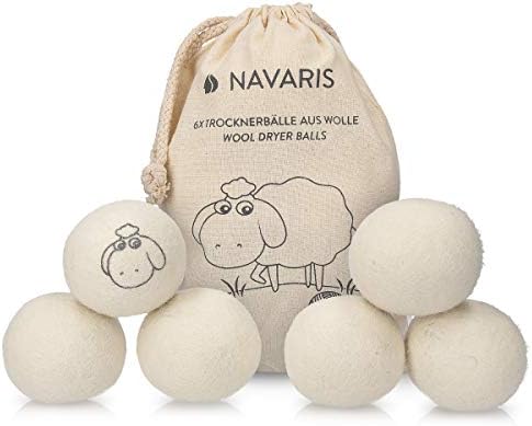 Wollen drogerballen, set van 6
